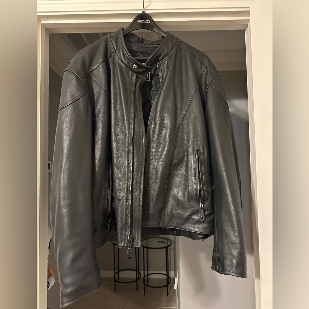 River Road Black Leather Jacket